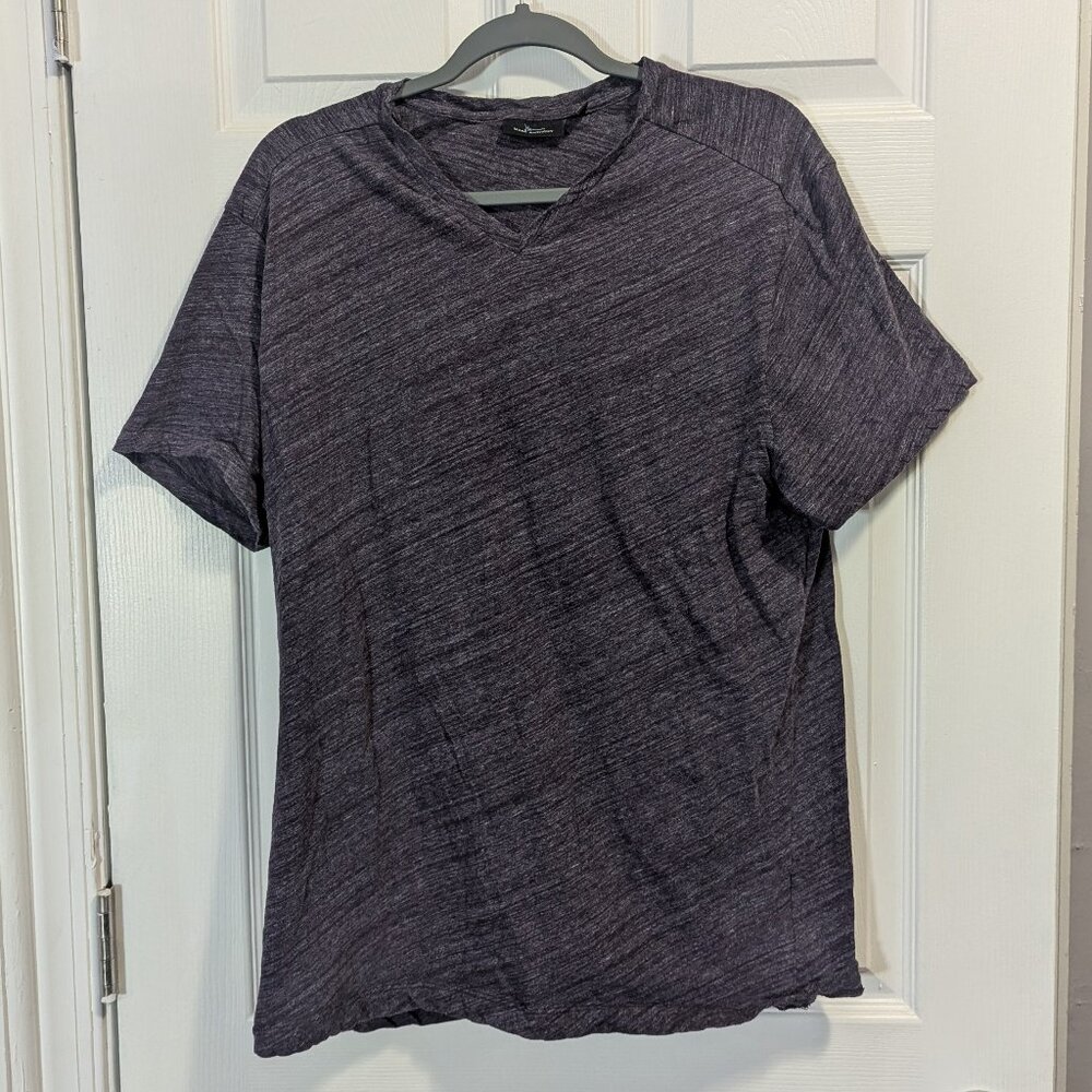 Marc Anthony Purple V-neck T-shirt